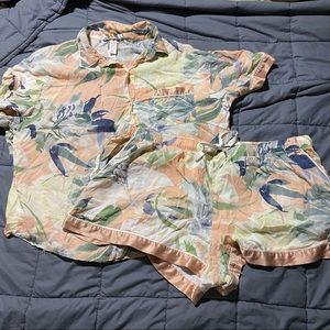 Stars Above Tropical Print PJ Set